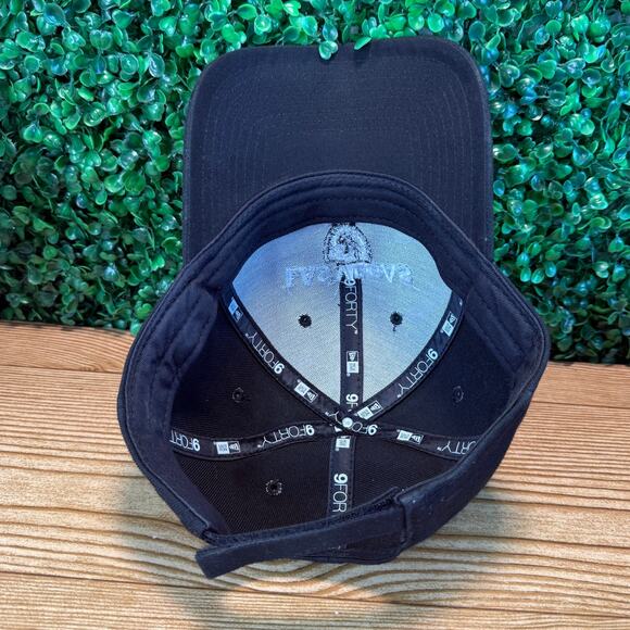Las Vegas Raiders New Era Hat Shield Logo Adjustable Black 9forty Embroidered - Picture 6 of 8